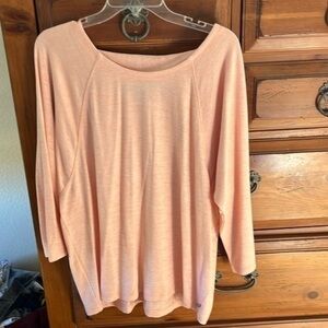 T by Talbots Women’s Light Coral Tee Size Large NWOT